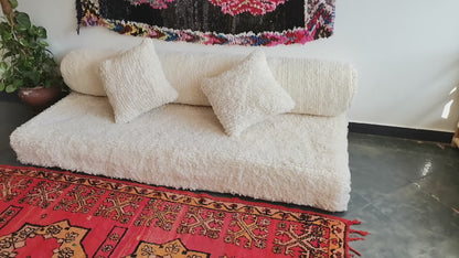 Handmade Amazigh sofa- Tafrara. FREE SHIPPING