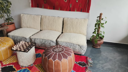 Handmade Amazigh Sofa Kahina. FREE SHIPPING