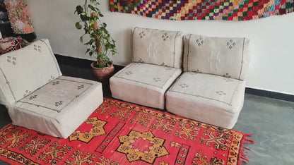 Handmade Amazigh sofa- Idder. FREE SHIPPING