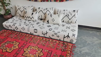 Handmade Amazigh Sofa-Illy. Made to order. FREE SHIPPING