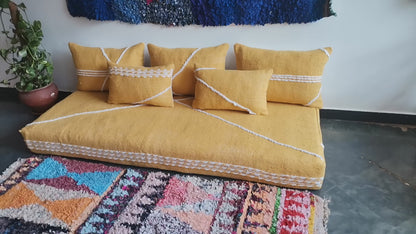Amazigh floor Sofa Kenzi. Made to order. FREE SHIPPING