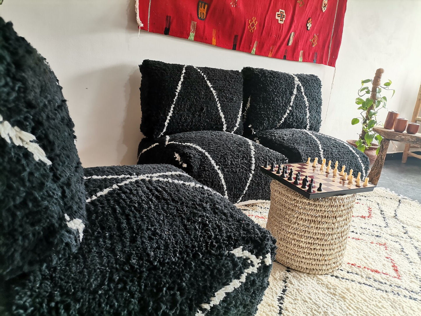 Handmade Amazigh Sofa Ayur. FREE SHIPPING