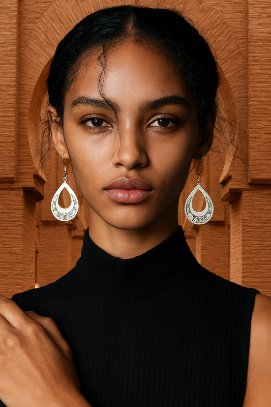 Amazigh Silver Earrings  ⴼⵉⴱⵓⵍⴰ