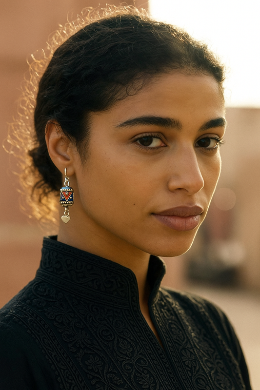 Amazigh Silver Earrings  ⴼⵉⴱⵓⵍⴰ