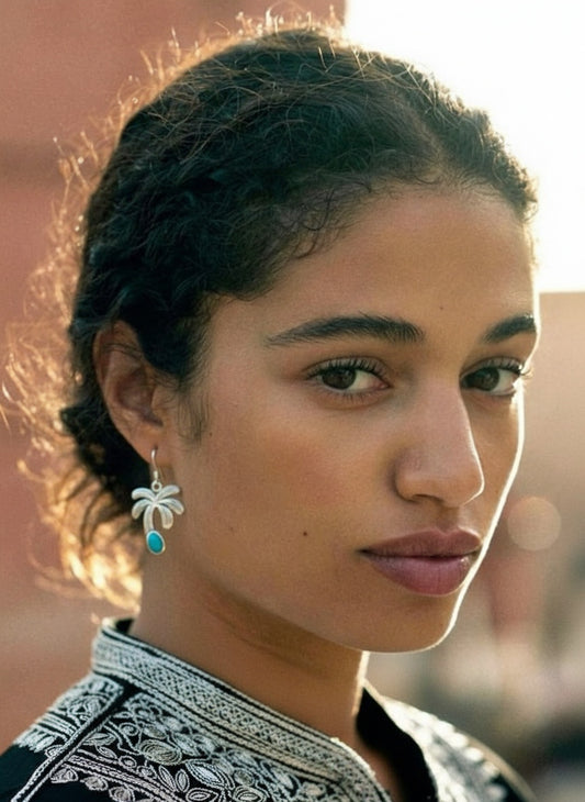 Amazigh Silver Earrings  ⴼⵉⴱⵓⵍⴰ