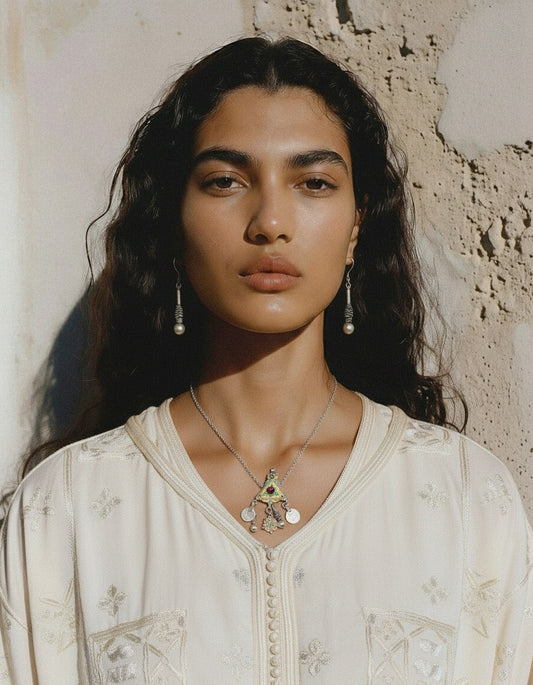 Amazigh Silver Earrings  ⴼⵉⴱⵓⵍⴰ