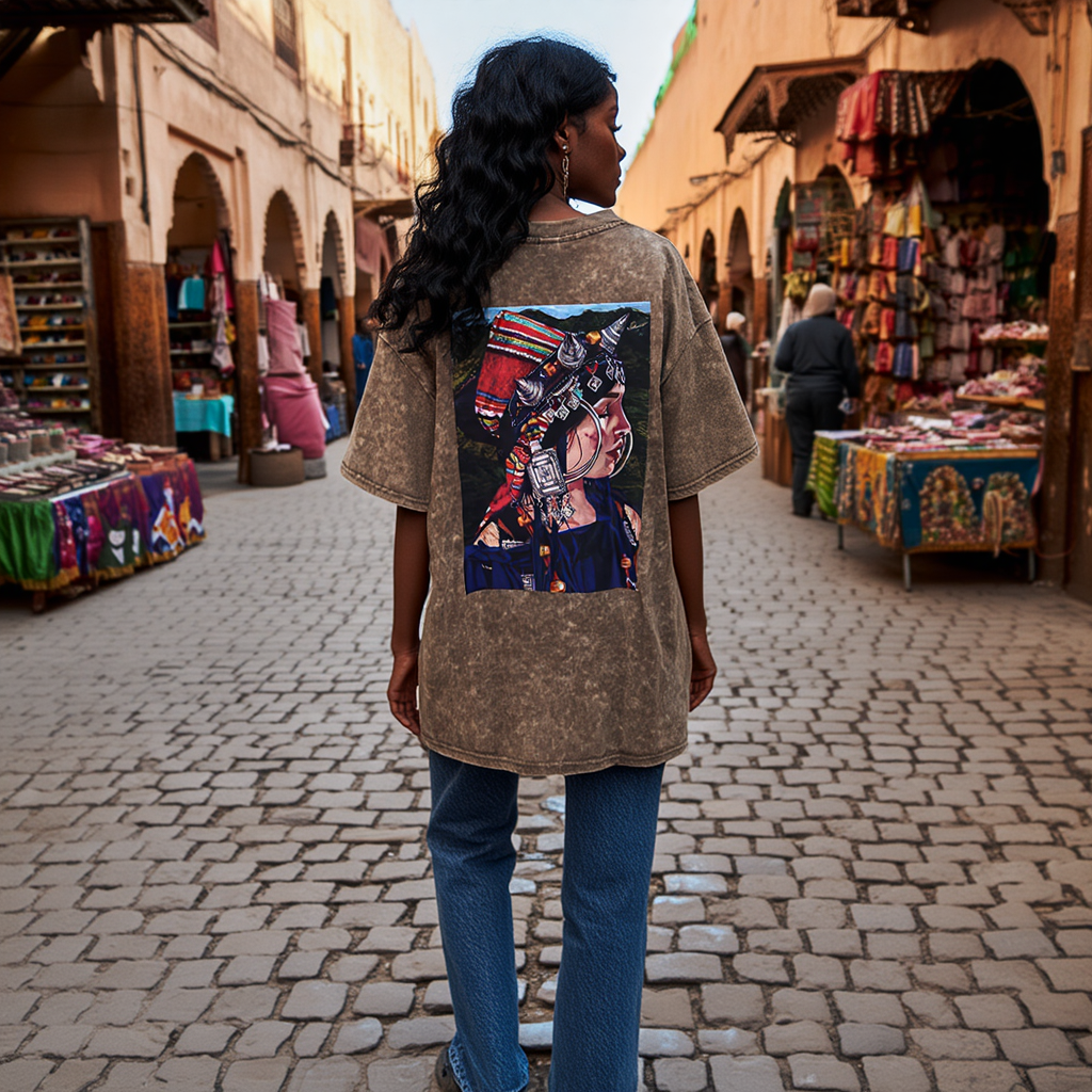T-shirt Unisex Vintage Imazighen ⴰⵣⵓⵍ