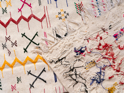 Handmade Amazigh Kilim Rug Tighassaline. FREE SHIPPING