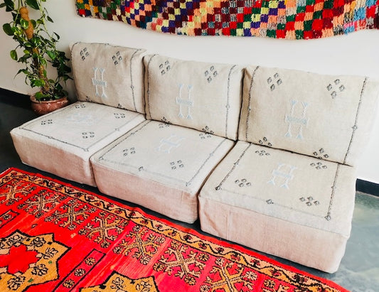 Handmade Amazigh sofa- Idder. FREE SHIPPING