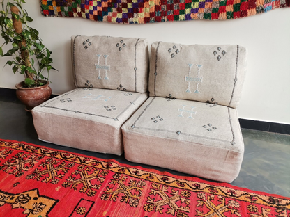 Handmade Amazigh sofa- Idder. FREE SHIPPING